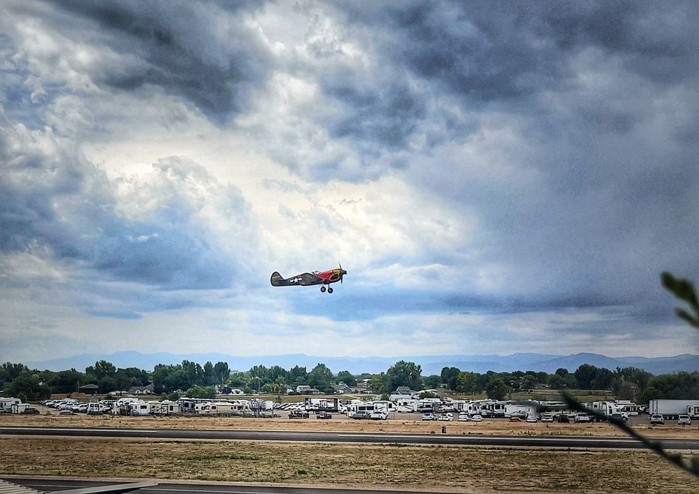 The Tower Grill Nampa Runway View Runway view from the deck at The Tower Grill, Nampa Municipal Airport